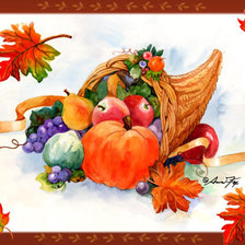 Схема вышивки «рог изобилия»