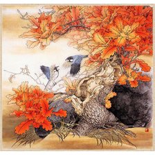 Схема вышивки «madarak»