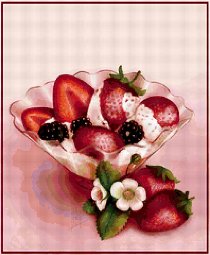 029 - ягода, клубника, натюрморт - предпросмотр