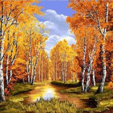 Схема вышивки «осень»