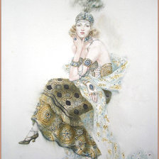 Схема вышивки «ретро»