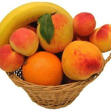 Схема вышивки «Корзина с фруктами»