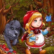 Схема вышивки «Красная шапочка»