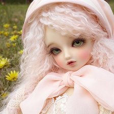 Схема вышивки «розовый эльф»