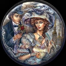 Схема вышивки «Свидание»