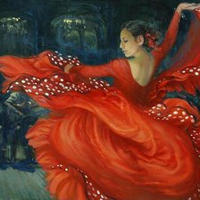 Схема вышивки «tánc»