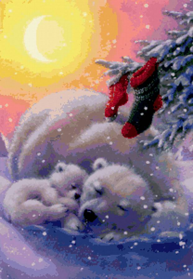 Зимняя сказка - новогоднее - предпросмотр