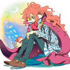 Схема вышивки «Рыбка Поньо»