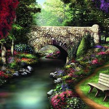 Схема вышивки «ПАРК»