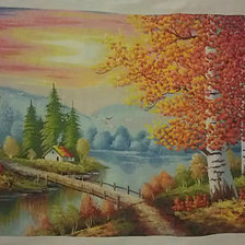 Схема вышивки «Осень»