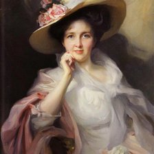 Схема вышивки «dáma»