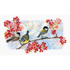 Схема вышивки «зимний день»