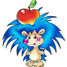 Схема вышивки «ежик»