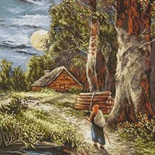 Схема вышивки «esti erdő»