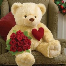 Схема вышивки «Мишка»