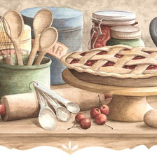 Схема вышивки «Вишнёвый пирог»