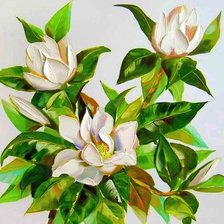 Схема вышивки «цветы»