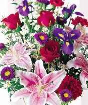 Схема вышивки «цветы»