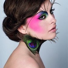 Схема вышивки «Павлина»