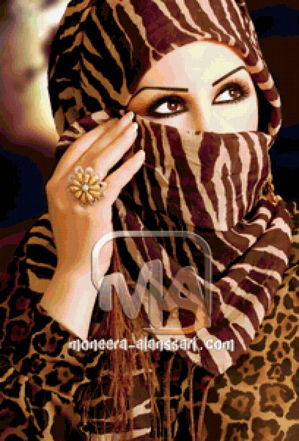 Тигровая Лилия - восток красота девушка - предпросмотр