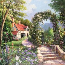 Схема вышивки «дача»