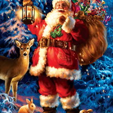 Схема вышивки «ДЕД МОРОЗ И ПОДАРКИ»