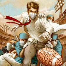 Схема вышивки «мяч»