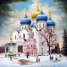 Схема вышивки «Собор»