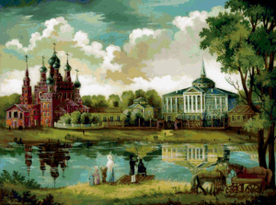 Храм - церковь, пейзаж, собор, религия, вера, храм - предпросмотр