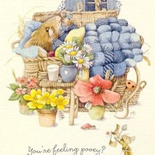 Схема вышивки «Мышка»