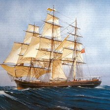 Схема вышивки «Серия "Парусники"»