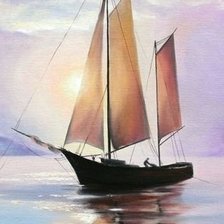 Схема вышивки «Серия "Парусники"»