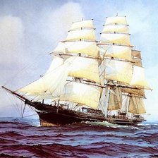 Схема вышивки «Серия "Парусники"»