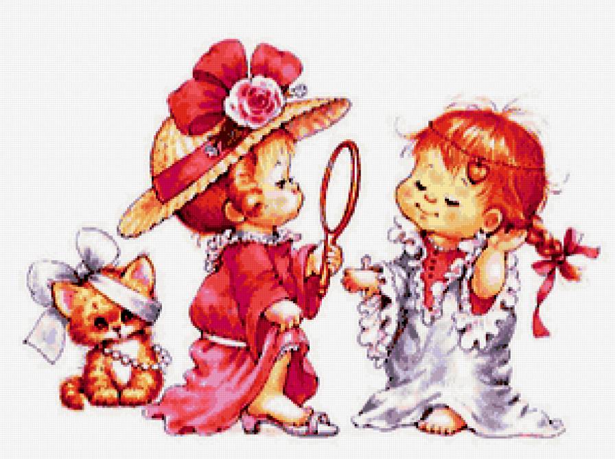 Маленькие модницы - детям, дети, мода - предпросмотр