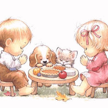 Схема вышивки «Благодарственная молитва»