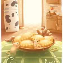 Схема вышивки «Домовой»