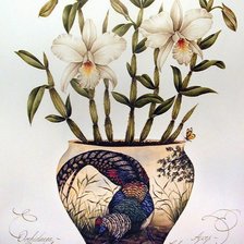 Схема вышивки «Серия "Орхидеи"»