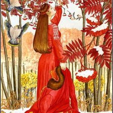 Схема вышивки «hölgy»