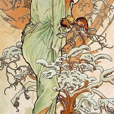 Схема вышивки «mucha»