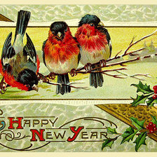 Схема вышивки «С Новым Годом!»