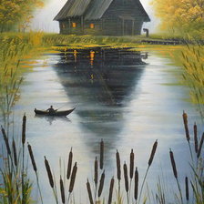 Схема вышивки «folyó»