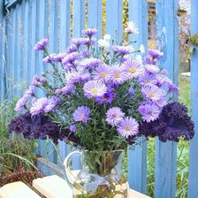 Схема вышивки «сиреневый букет»