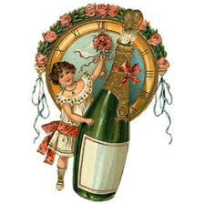 Схема вышивки «Ретро-часы»