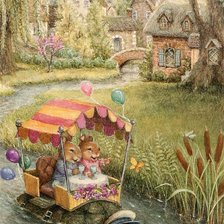 Схема вышивки «На прогулке»