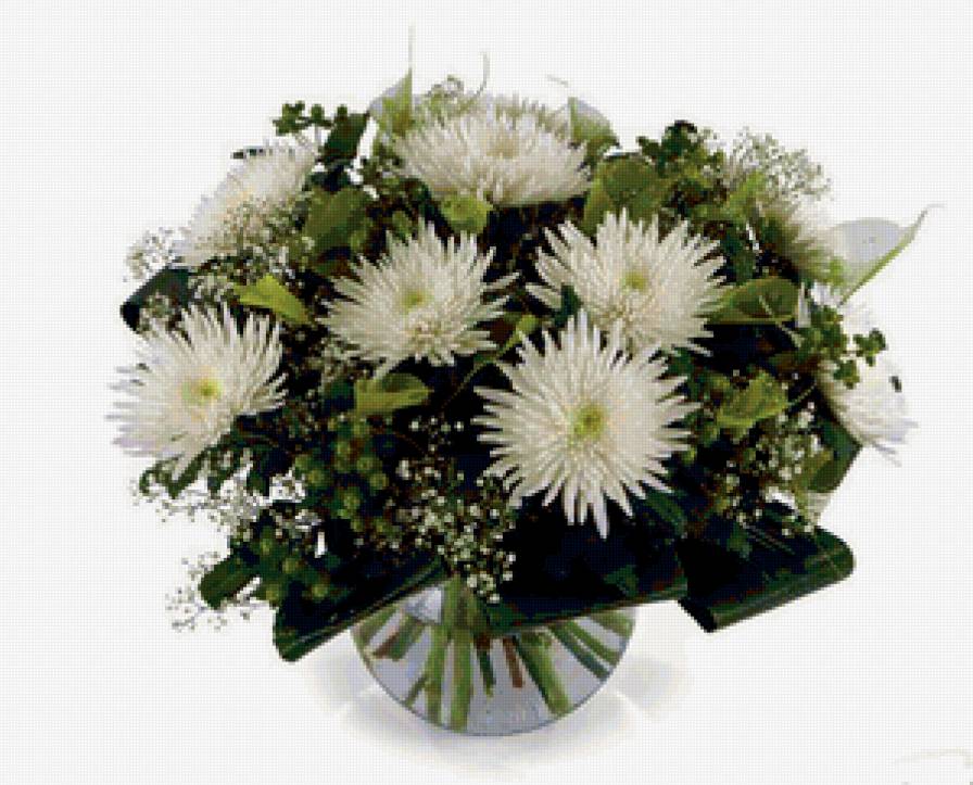 Хризантемы 3 - хризантемы, цветы, букет - предпросмотр