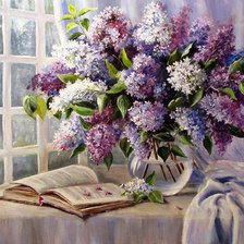 Схема вышивки «Сирень 3»