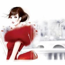 Схема вышивки «Парижанка»