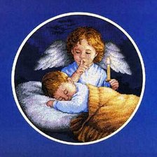 Схема вышивки «Ангел-хранитель»