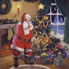 Схема вышивки «Тсссс!»