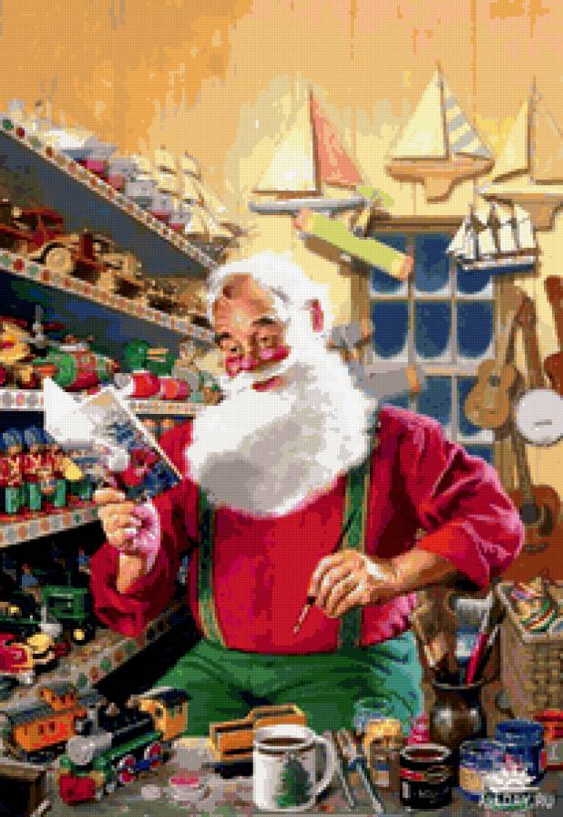 Подарки - новый год, подарки, дед мороз, санта, зима - предпросмотр